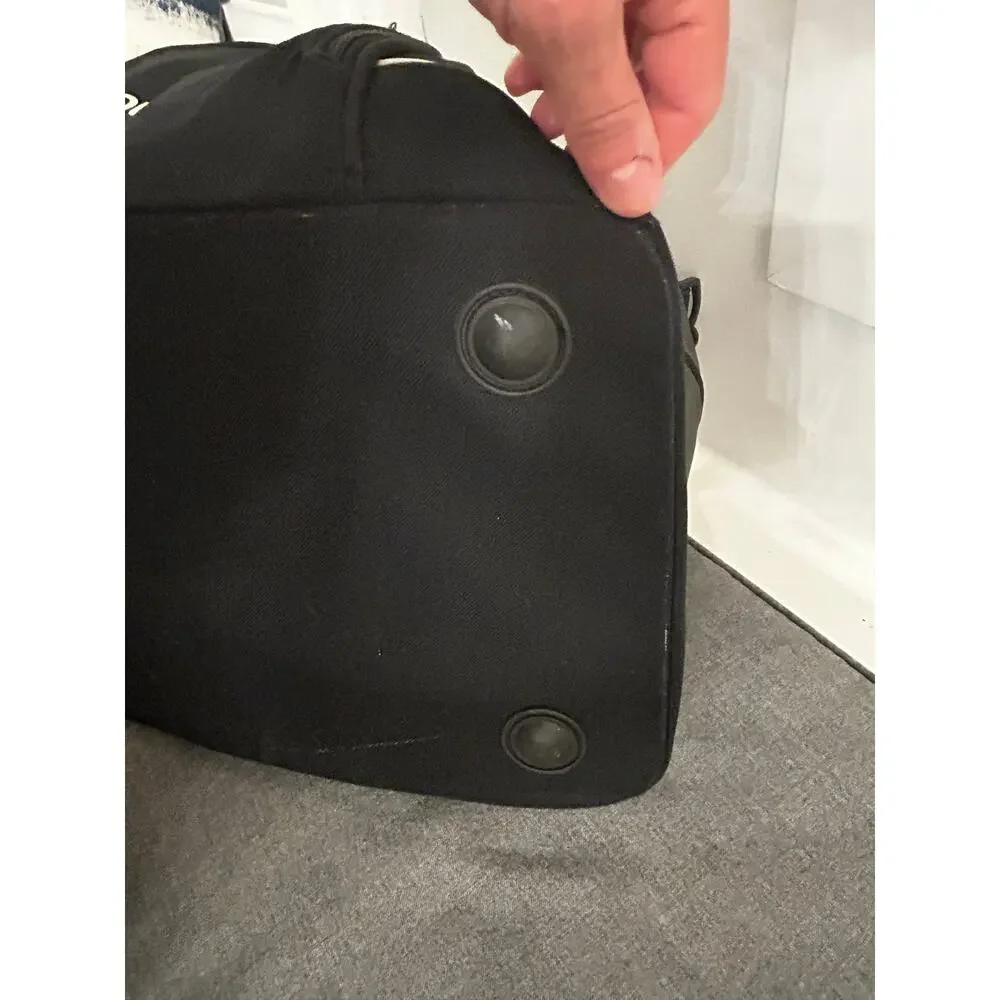 RARE Citigroup Smith Barney Bankers Tote Travel Gym Bag Duffel Black Grey